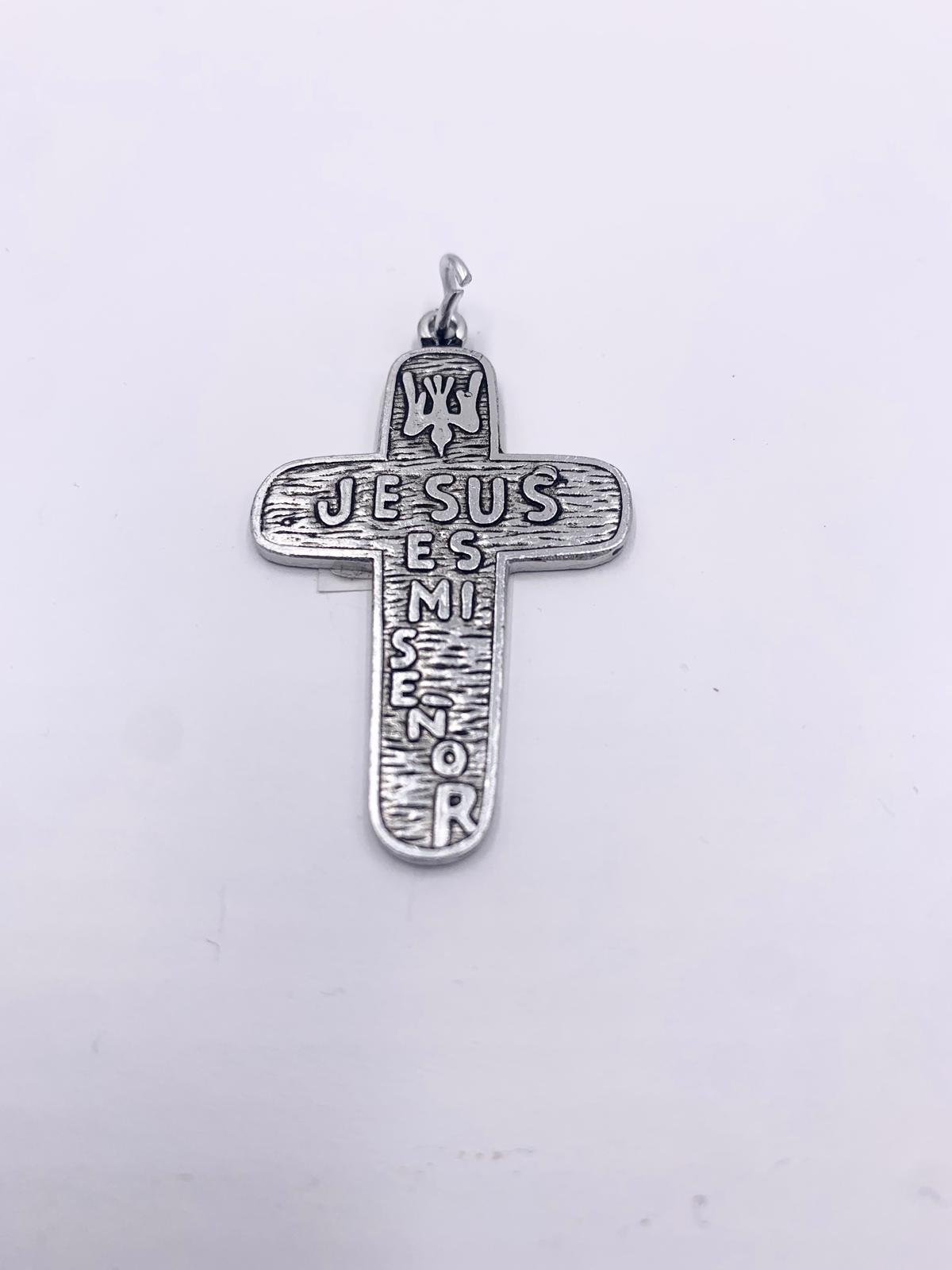 Medalla Cruz Jesus mi Señor-4.2 cm