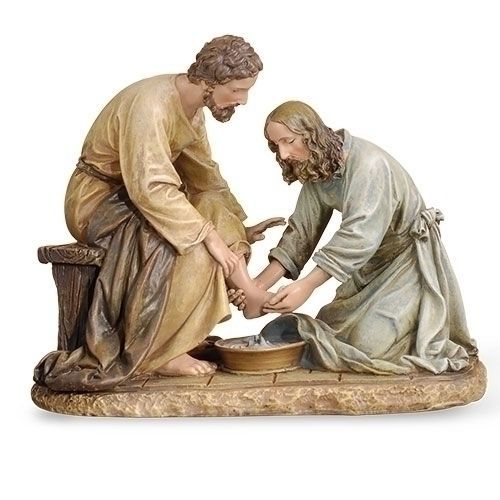 6.5"H JESUS WASHING FEETFIGURE-6.5" E1-R