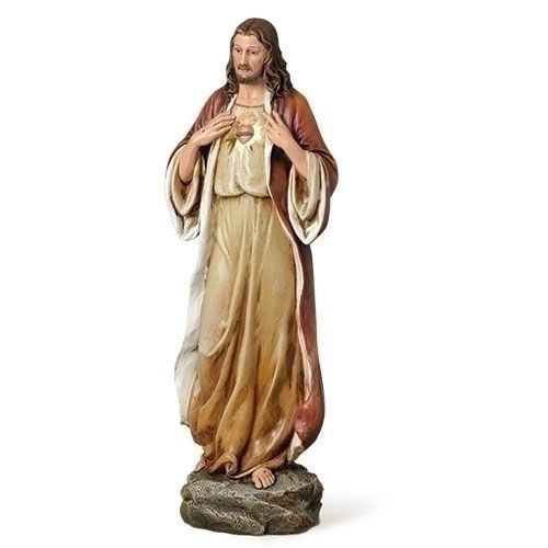 13.75"H SACRED HEART OF JESUSF-13.75" A2-R