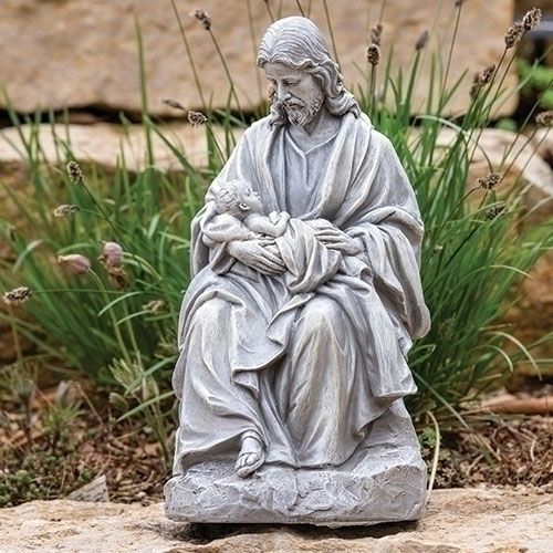 15.5"H JESUS HOLDING BABYGARDE-15.5" G1-ROMA
