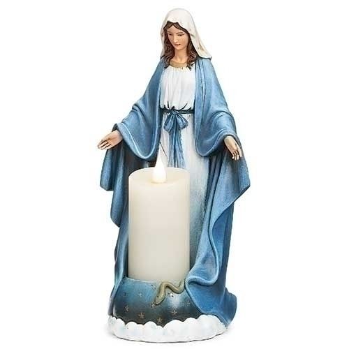 10"H OUR LADY OF GRACE FIGURE-10" E3-R