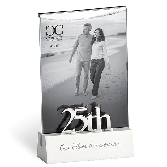 6.75"H 25TH ANNIVERSARY FRAME F-3R
