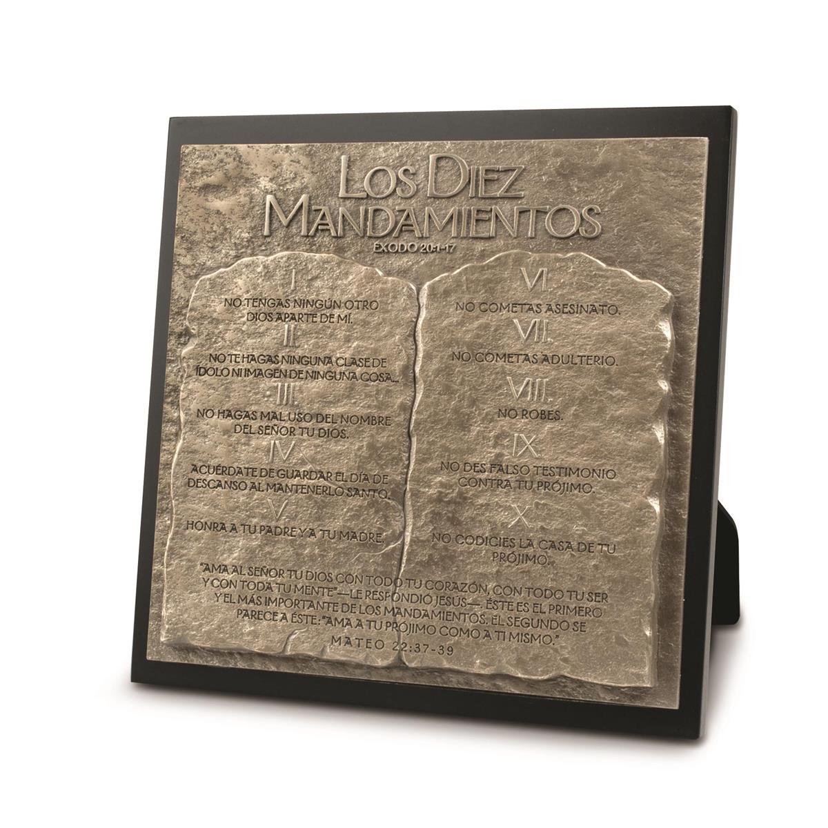SPANISH PLAQUE LOS DIEZ MANDAMIENTOS C3-C