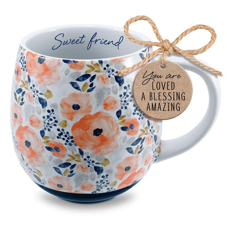 COFFEECUP WATERCOLORS SWEET FRIEND 20OZ