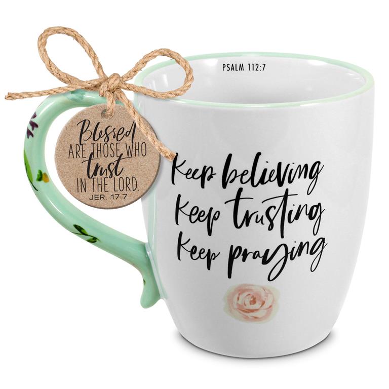 COFFEE MUG KEEP BELIEVING 19 OZ
