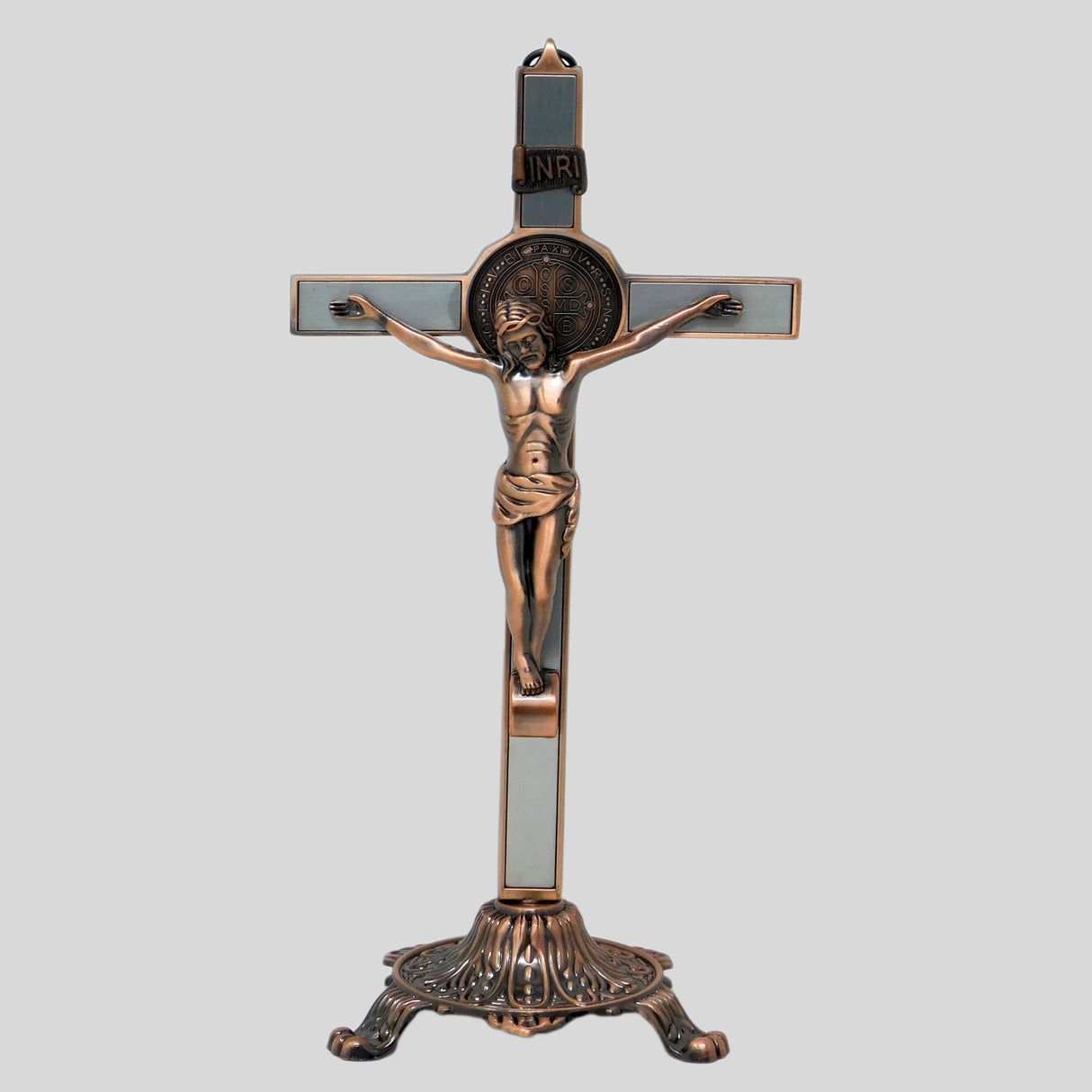 SAINT BENEDICT CRUCIFIX (REMOVABLE BASE) 11″ C3