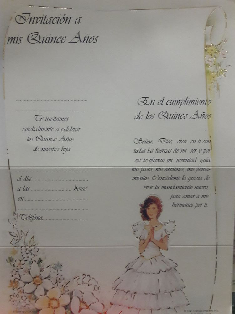 12 Invitacion a mis XV Años