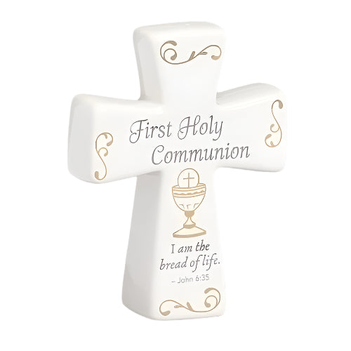 4.5"H 1ST COMMUNION CROSS