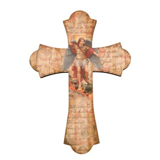 10" Laser Cut Wood Vintage Cross