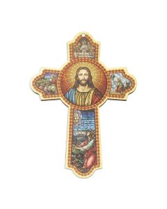 6"WOODEN WALL CROSS