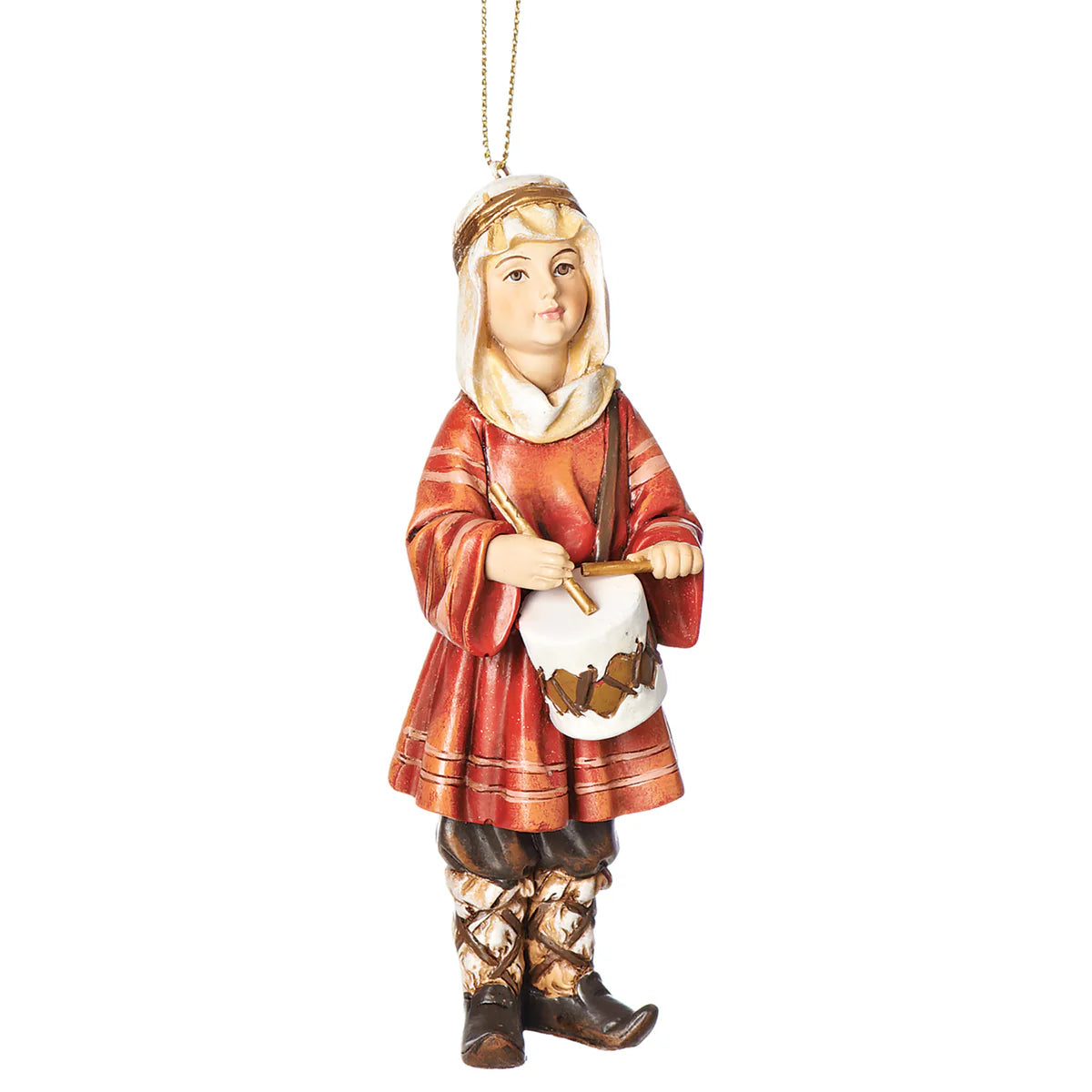 LITTLE DRUMMER BOY ORNAMENT 5"H