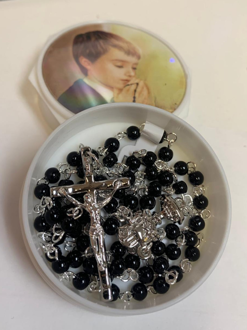 2 PC SET ROSARY BOX & ROSARY