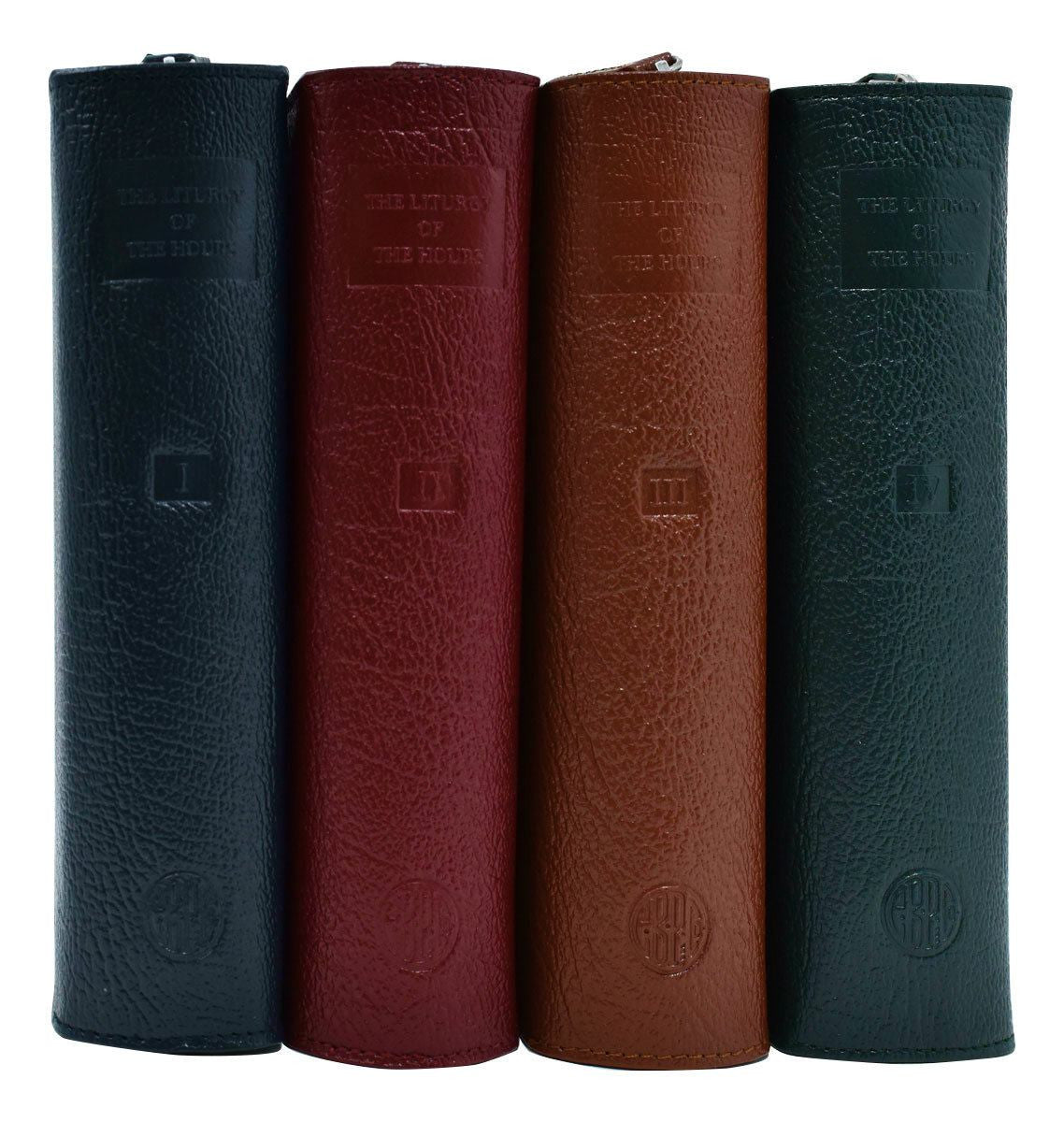 Liturgy of the Hours COVERS - Multicolored Leather Zipper Cases
