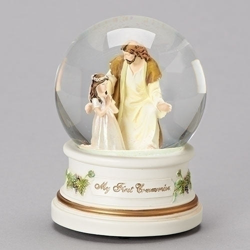 5.5"H 100MM MUSICAL DOME GIRL
