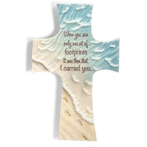 FOOTPRINTS WALL CROSS 8H" J2