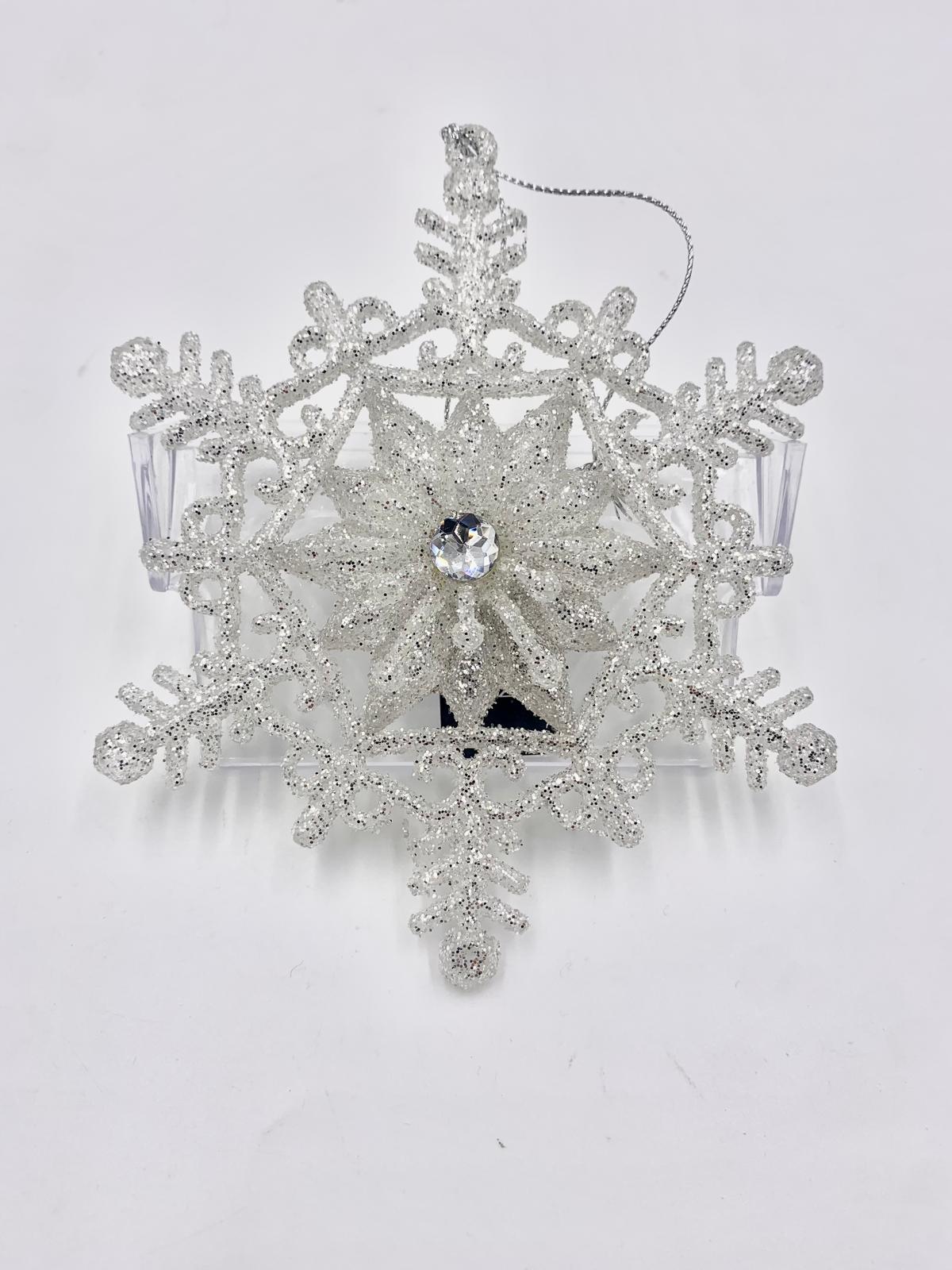 SNOWFLAKE ORNAMENT 5.25"H