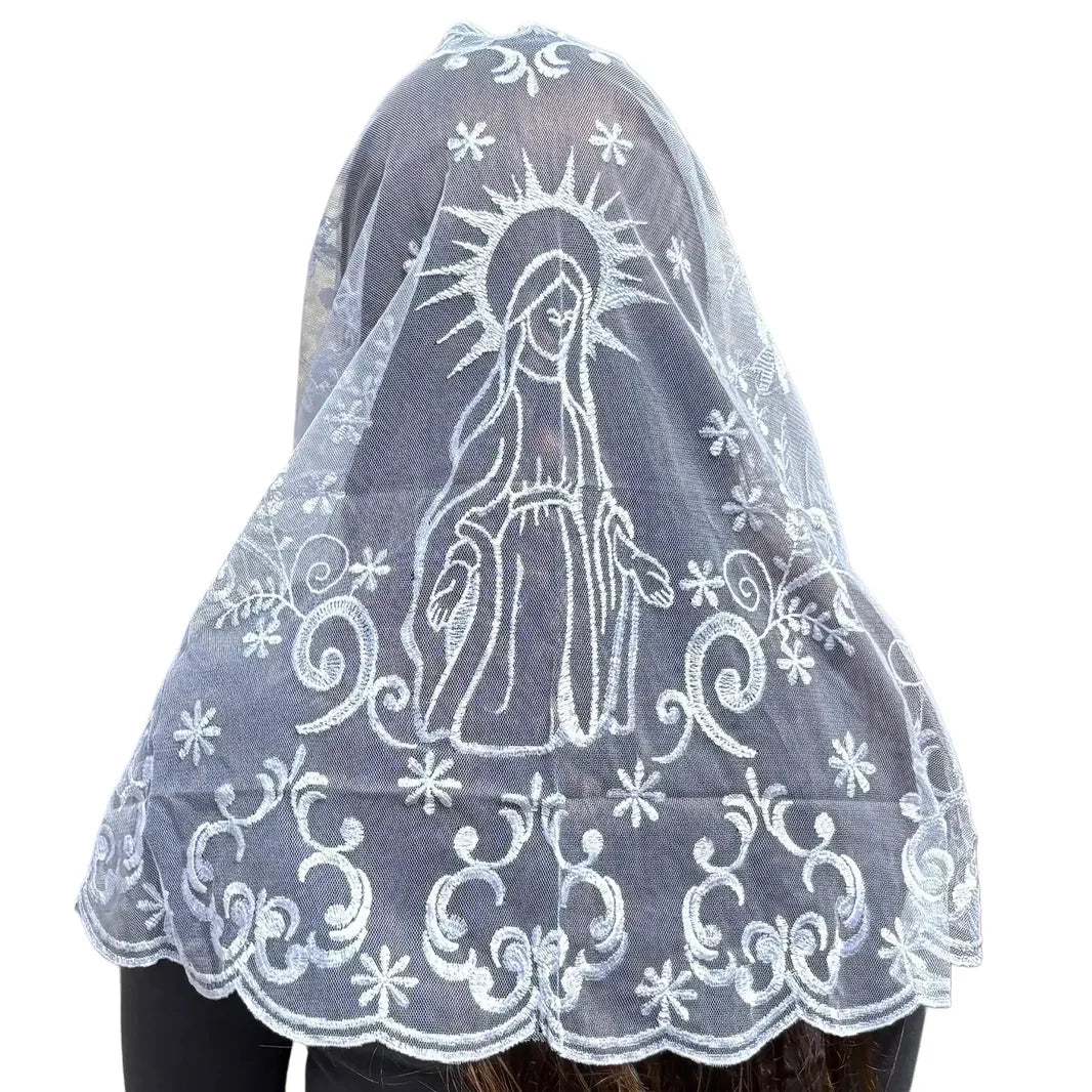 1/2 Moon Blessed Mary chapel veils