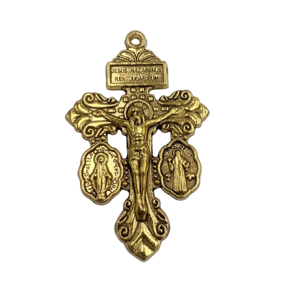SMALL PARDON CRUCIFICCION 2" GOLD