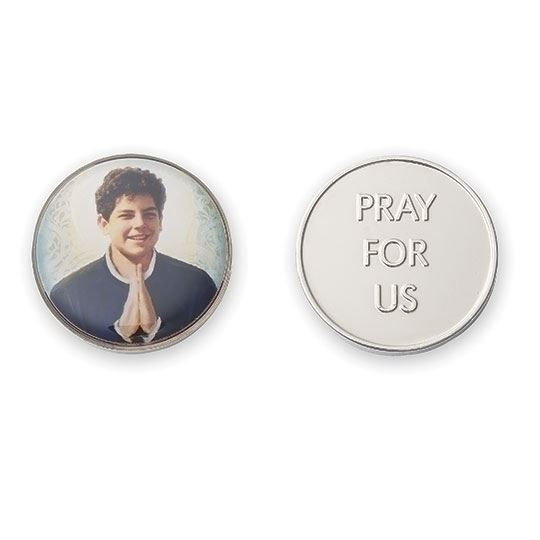 CARLOS ACUTIS POCKET TOKEN 1.25"