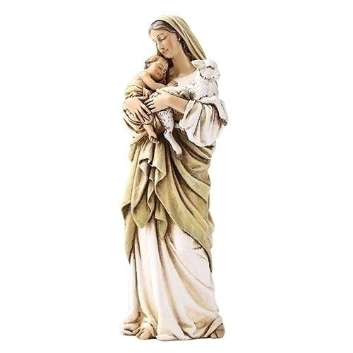 6.25"H MADONNA & CHILD W/LAMB
