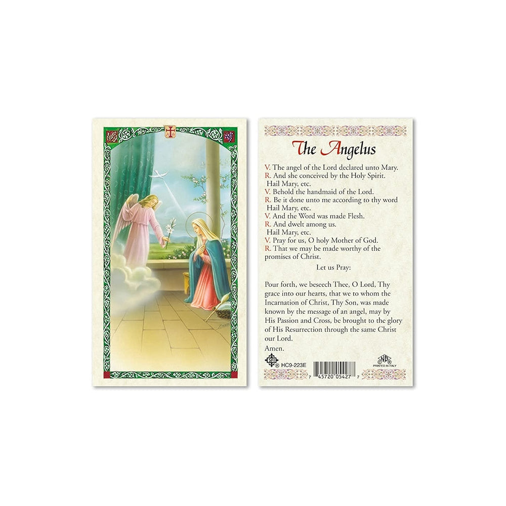 Angelus-Laminated Prayer Cards