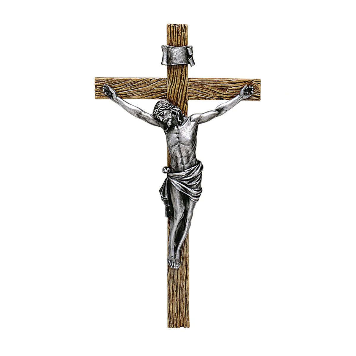 Joseph's Studio Antique Silver Crucifix I-1