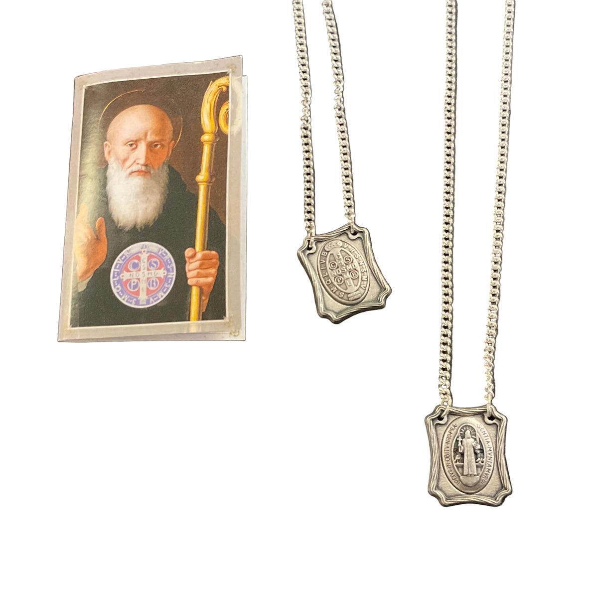 ST . BENEDICT METAL SCAPULAR