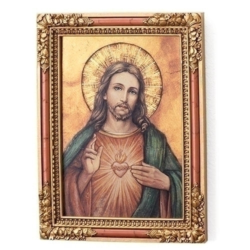 7.25"H SACRED HEART ICON K-3