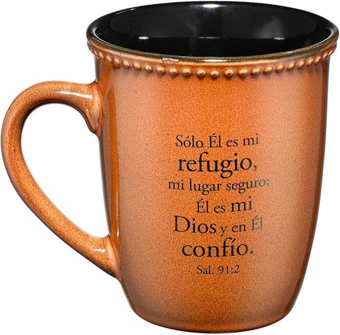 Taza para Hombre y Mujer: Confianza - Salmo 91:2