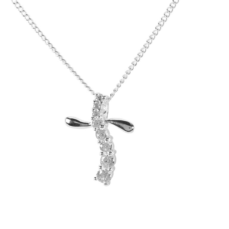 NECKLACE JOURNEY CROSS/STONES