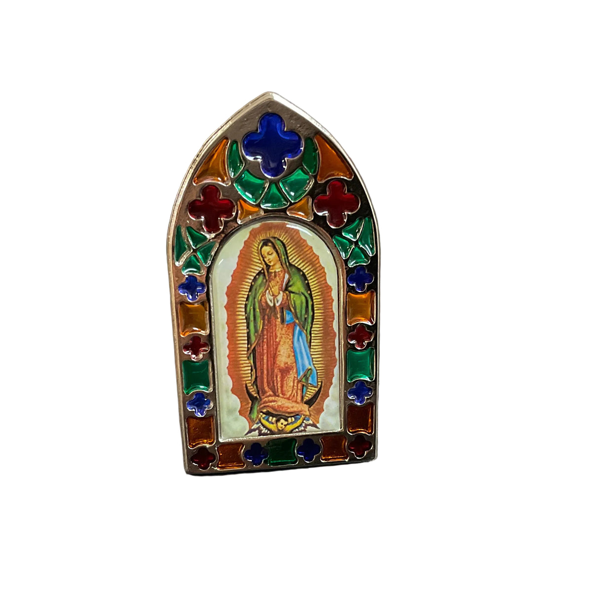 OUR LADY OF GUADALUPE MULTI-COLOR PLAQUE