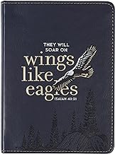 Journal Wings Like Eagles Isaiah 40:11 Bible Verse Inspirational Scripture Notebook