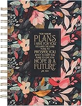 Christian Art Gifts Inspirational Journal, Hope and a Future Wide Ruled Notebook, Jer. 29:11