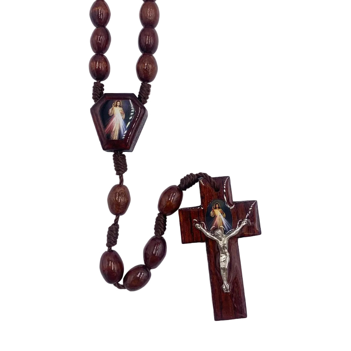 WOOD WITH GLOSS ROSARY