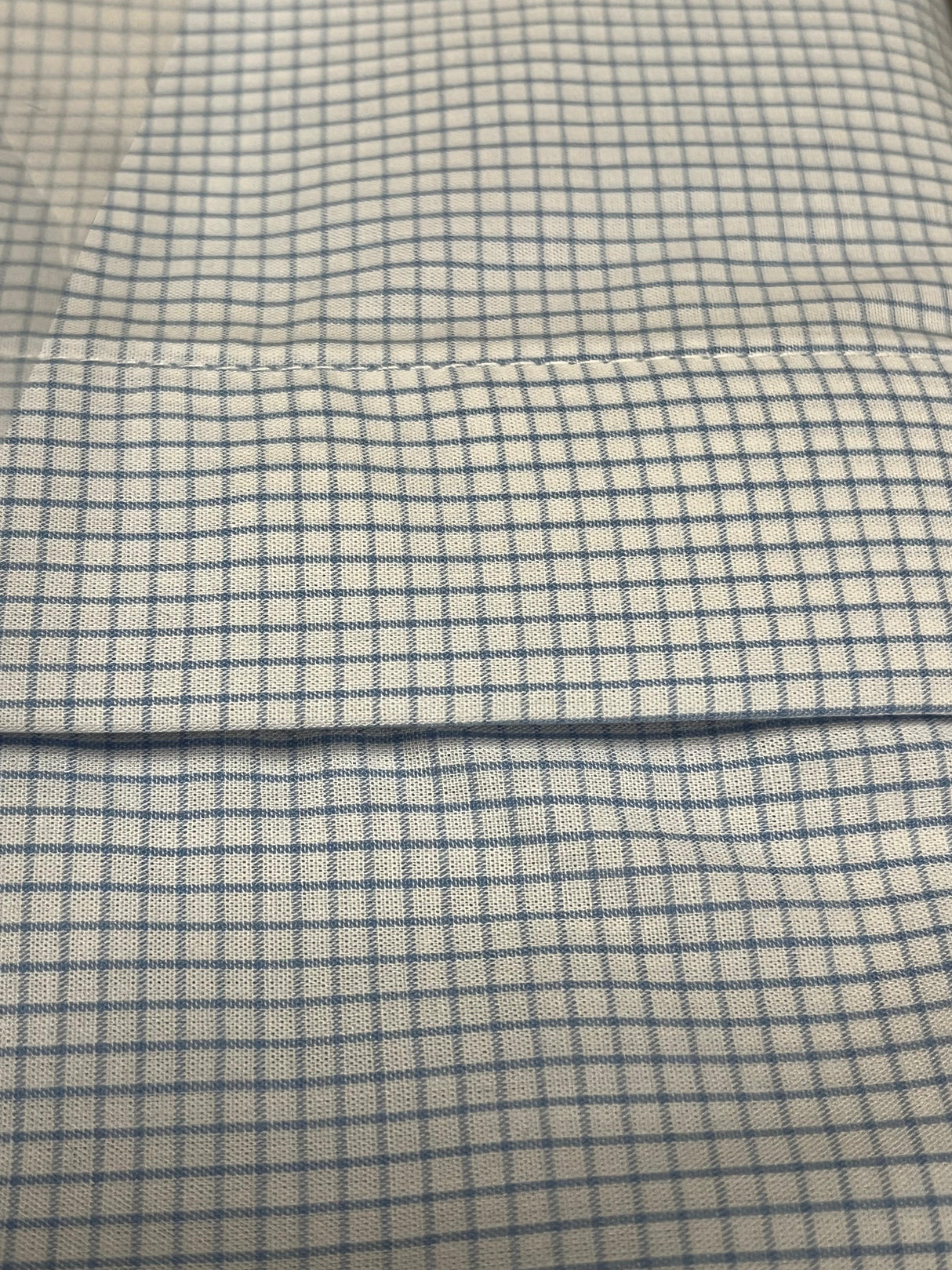 Blue plaid Long sleeve