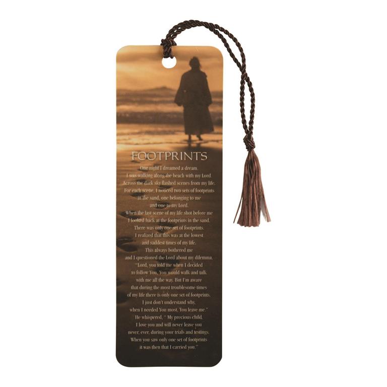 FOOTPRINTS® TASSEL BOOKMARK