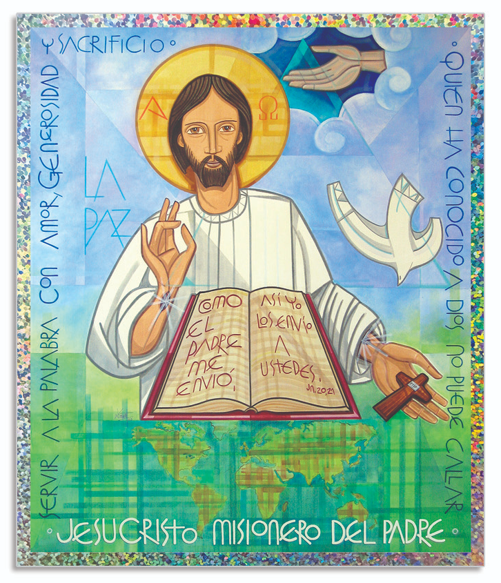 Christ Missionary Glitter Sticker