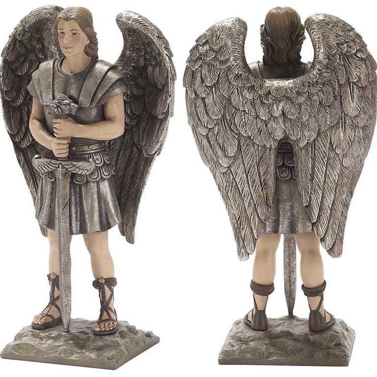 MASCULINE ANGEL MICHAEL FIGURINE H2-R