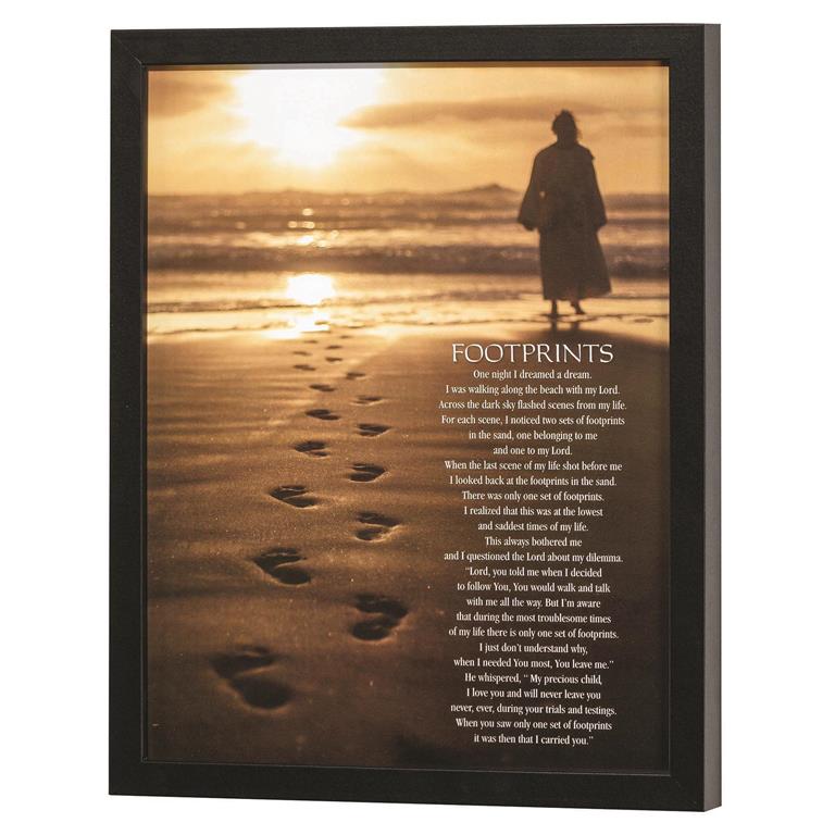 FOOT PRINTS FRAME 11X14 L-3