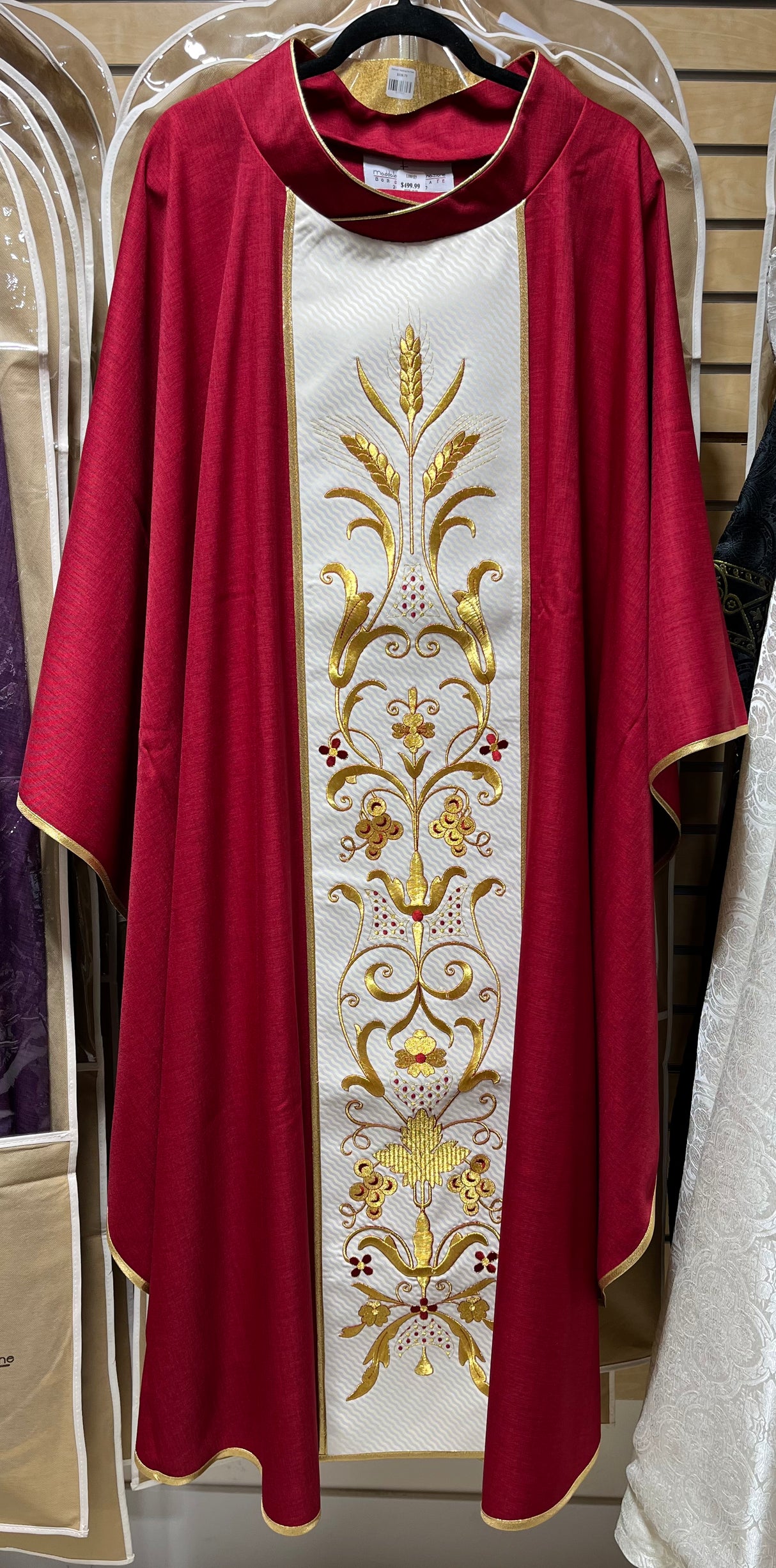 Red Chasuble (Wheat and Grapes)