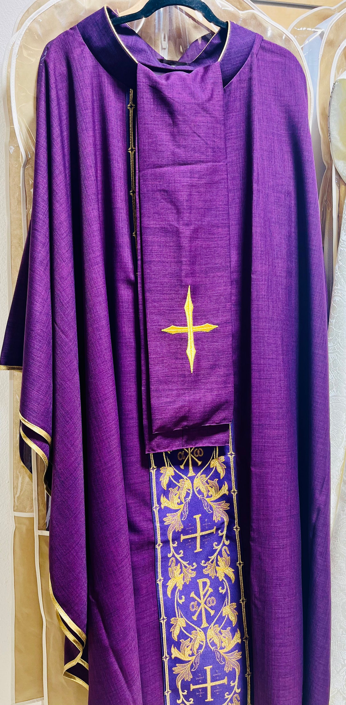 Purple Chasuble (Golden Orphrey)