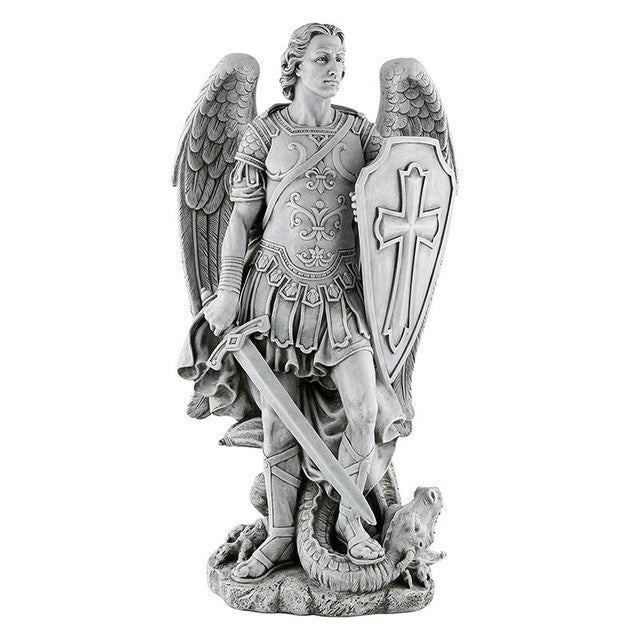 24" H Saint Michael the Warrior Statue F5-R