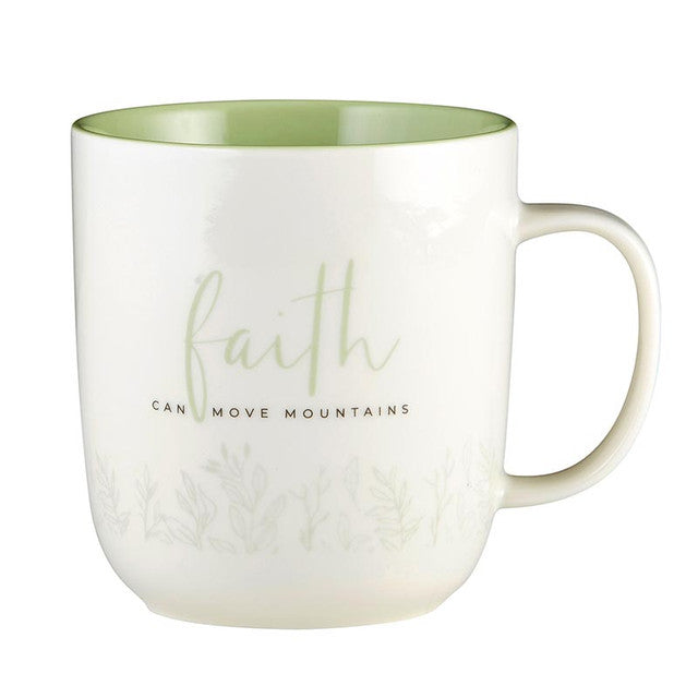 Heart & Soul Mug - Faith Can Move Mountains