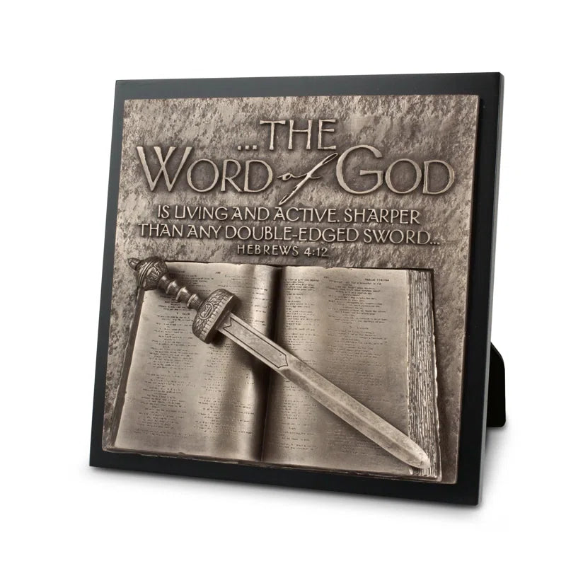 Tabletop Plaque The Word Of God 8.75H