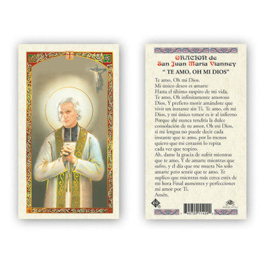 San Juan Maria Vianney Estampa- Plastificada