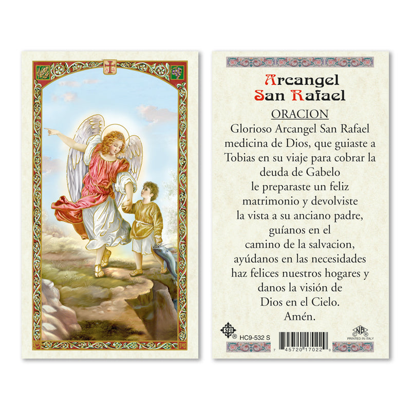 Archangel Raphael- Plastificada