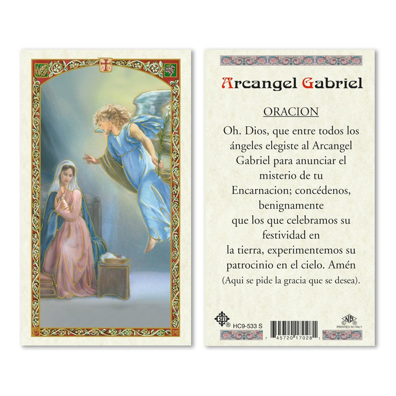 Archangel Gabriel-Plastificada