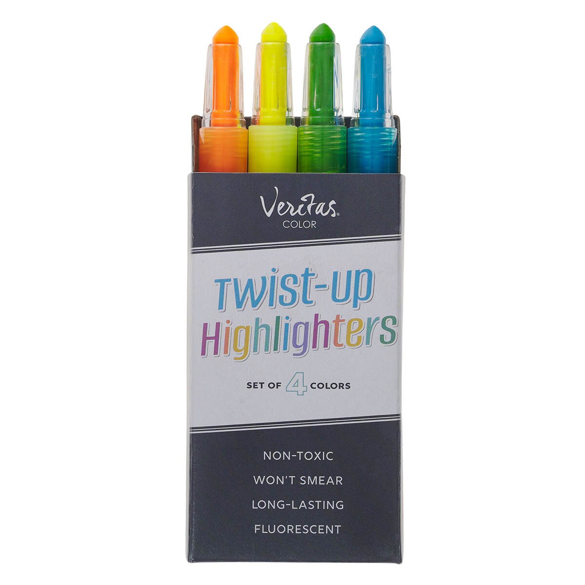 Veritas Twist-Up Highlighters 4-piece Set