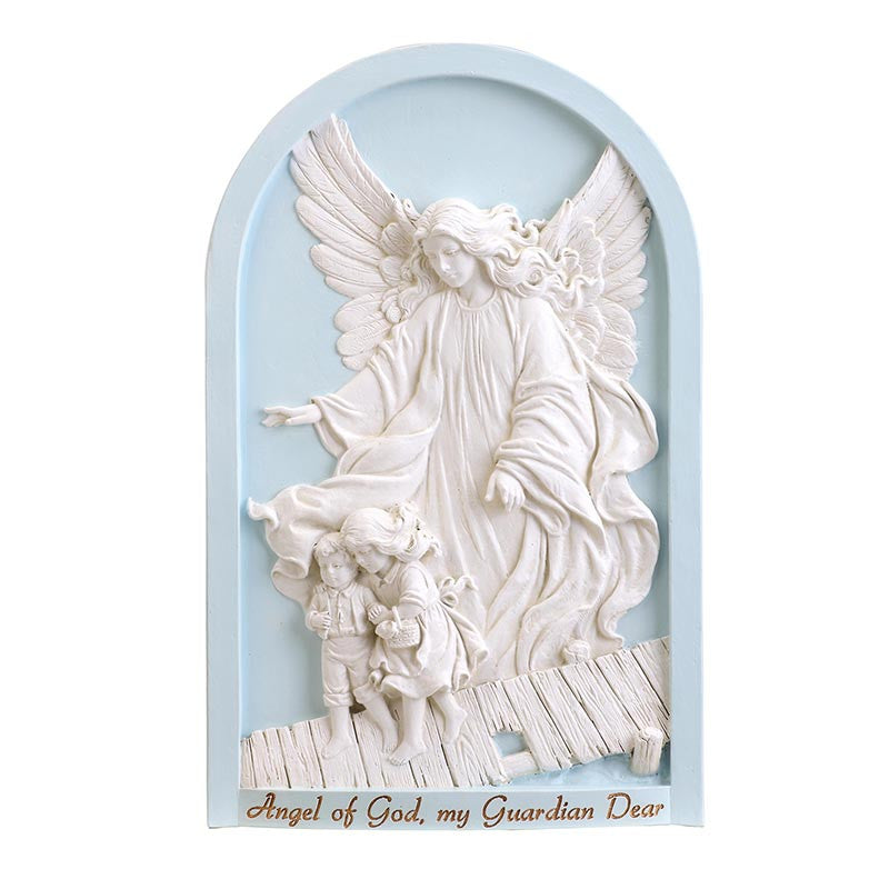 Guardian Angel Plaque Blue A-4