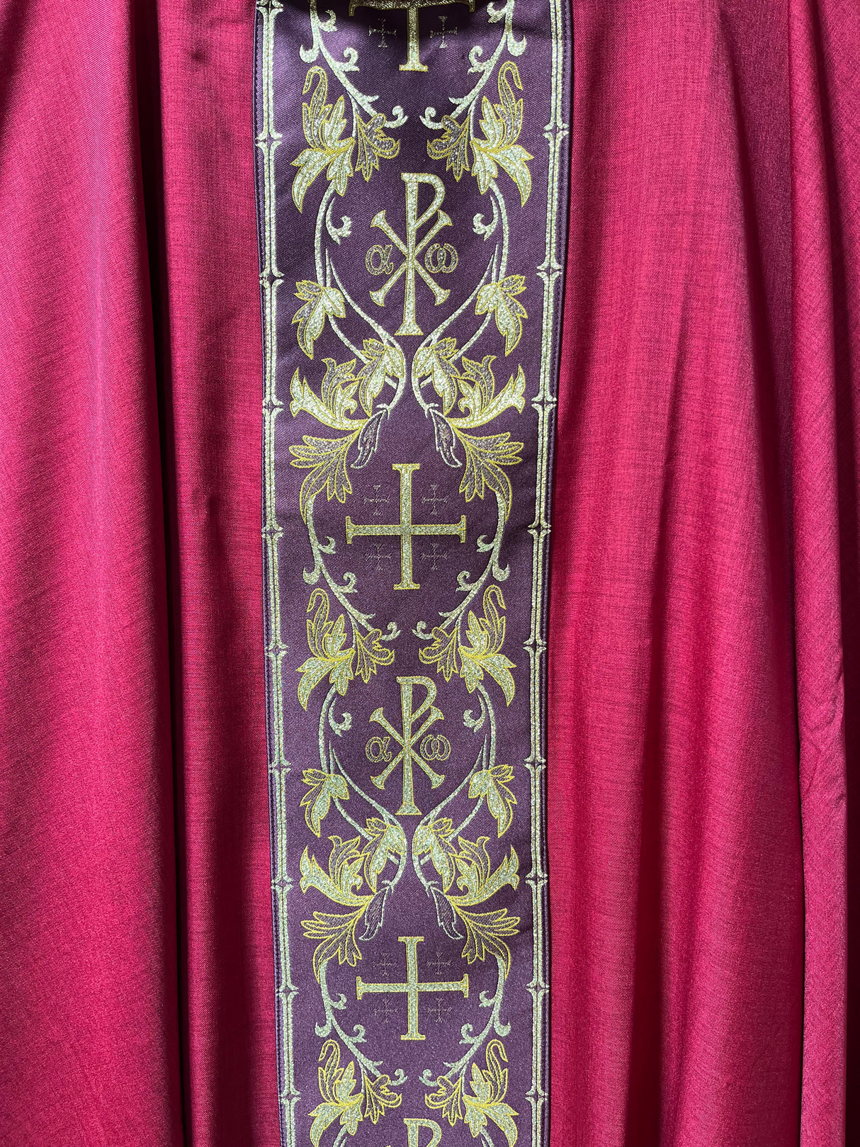 Red Chasuble (Golden Orphrey)